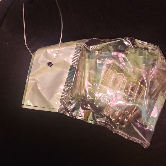 Convertible Black Strapless Bra w/ Clear Strap Attachments 44DD Goth Whimsygoth - Picture 6 of 6